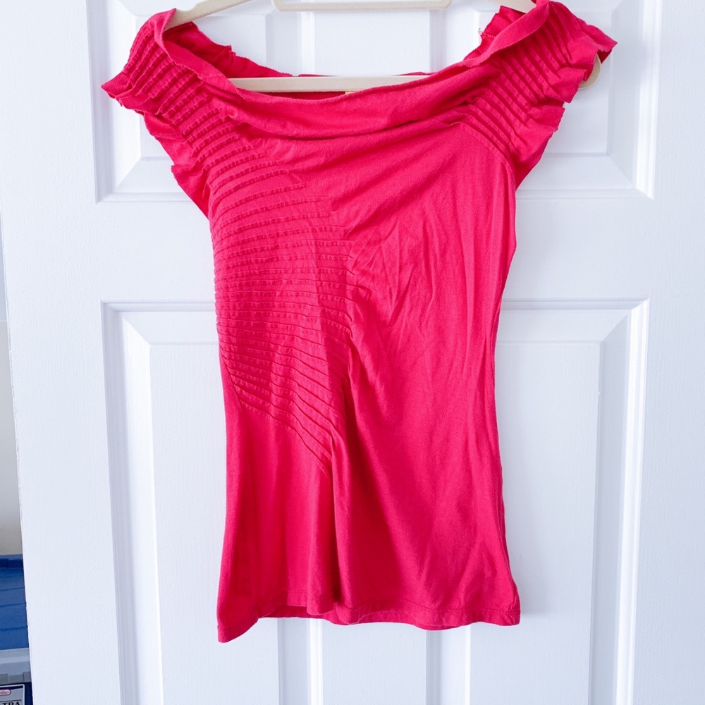 Anthro Pink Top